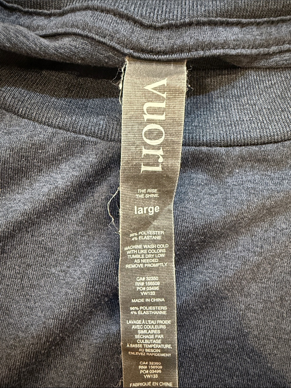 Vuori crewneck long sleeve top - Picture 5 of 5
